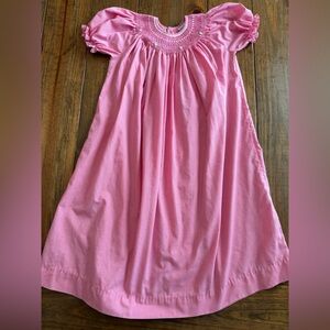 Remember Nguyen Pink Smocked Dress Size 5